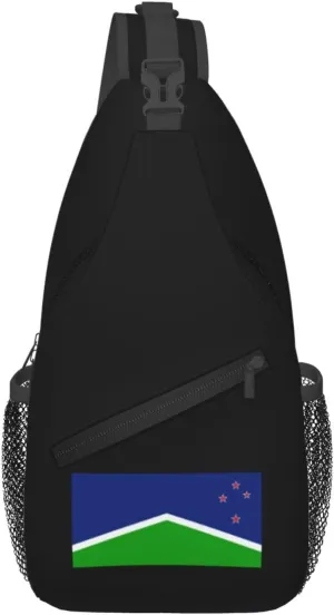 Proposed New Zealand South Island flag Crossbody Bags For Women Men Chest Backpack Gym Shoulder Bag Travel Outdoor Sports Casual Crossbody Bags