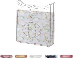 Purse Organizer Insert For Evelyne TPM/PM/GM/TGM, Lightweight Bag Shaper Liner, Soft Luxury Handbag Tote Inner Bag (PM-29, French Tulips)