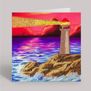 "Lighthouse" Crystal Art Card Kit