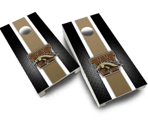 "Western Michigan Striped" Tabletop Cornhole Boards