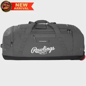 RAWLINGS YADI 2 GRAPHITE WHEELED BAG: YADI2WHBG