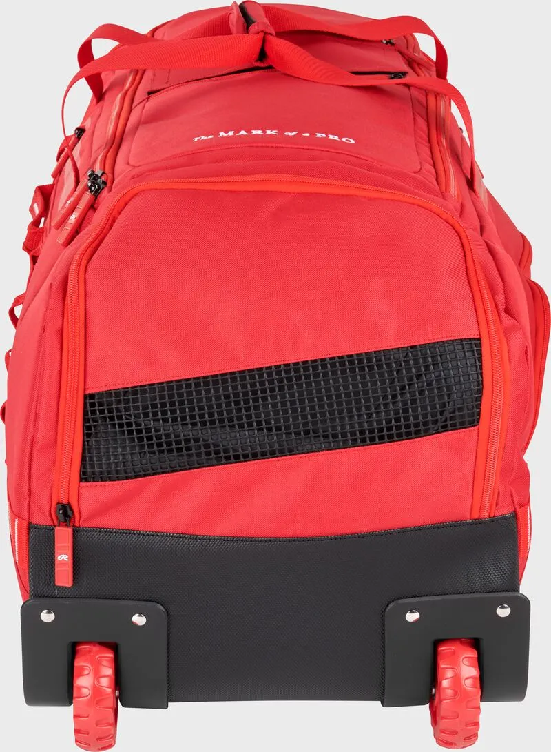 RAWLINGS YADI 2 RED WHEELED BAG: YADI2WHBG