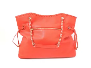 Red Leather Tote