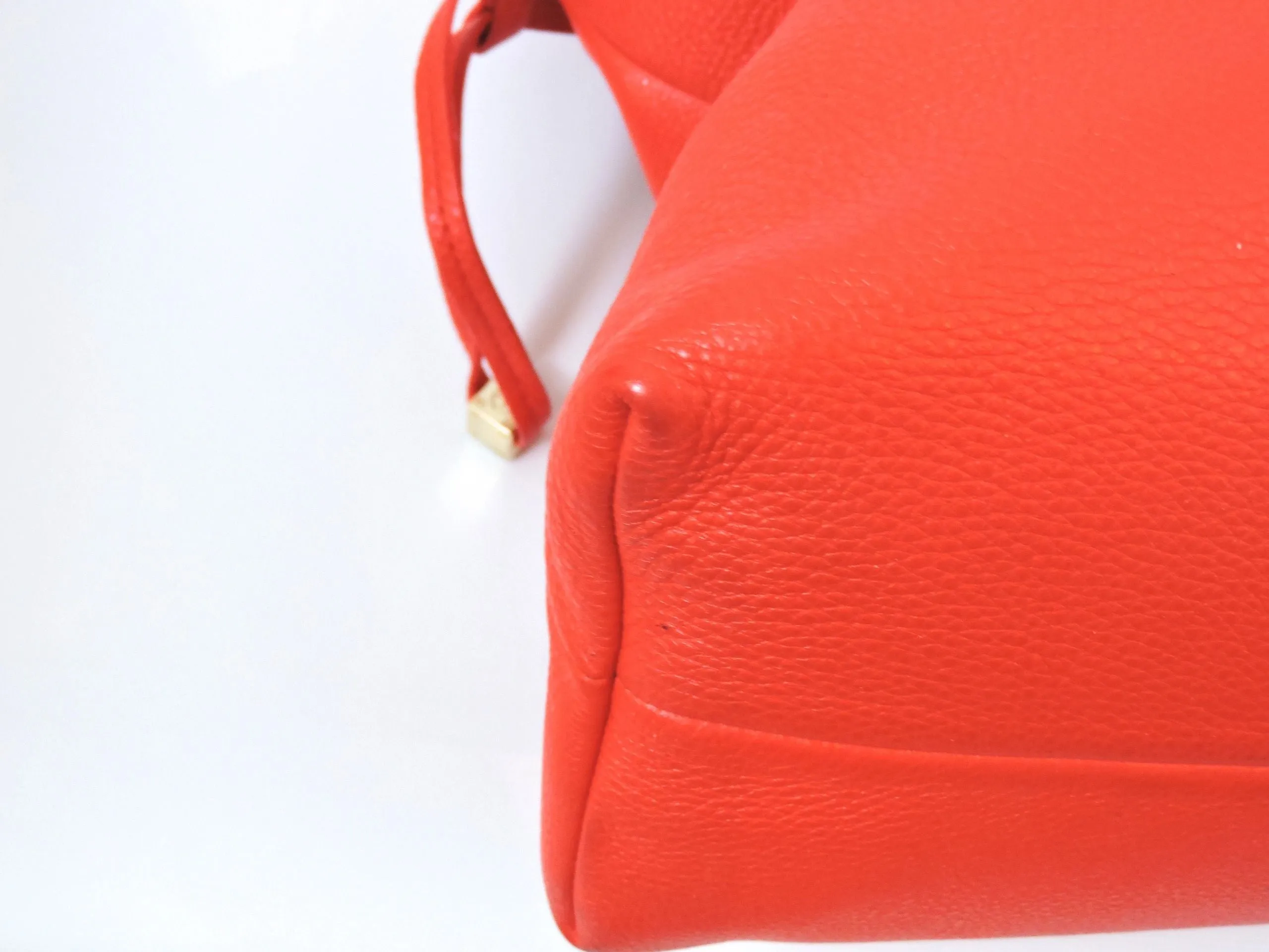 Red Leather Tote