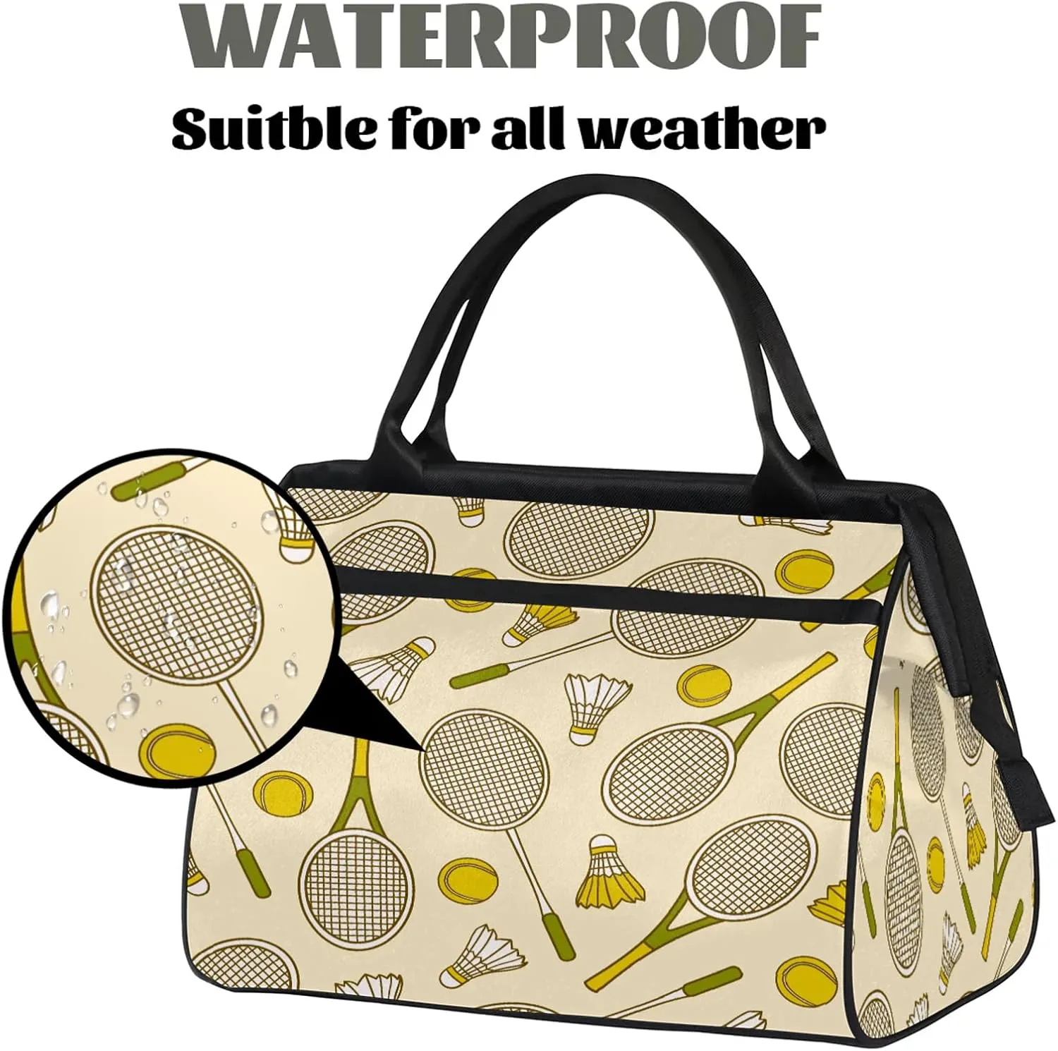 Retro Abstract Sports Travel Duffel Bag Gym Tote Bag for Women Men Waterproof Weekend Overnight Bag Carry On Tote Luggage with Pocket Personal Item Bags Sports Bag fit Travel Sports Gym Yoga