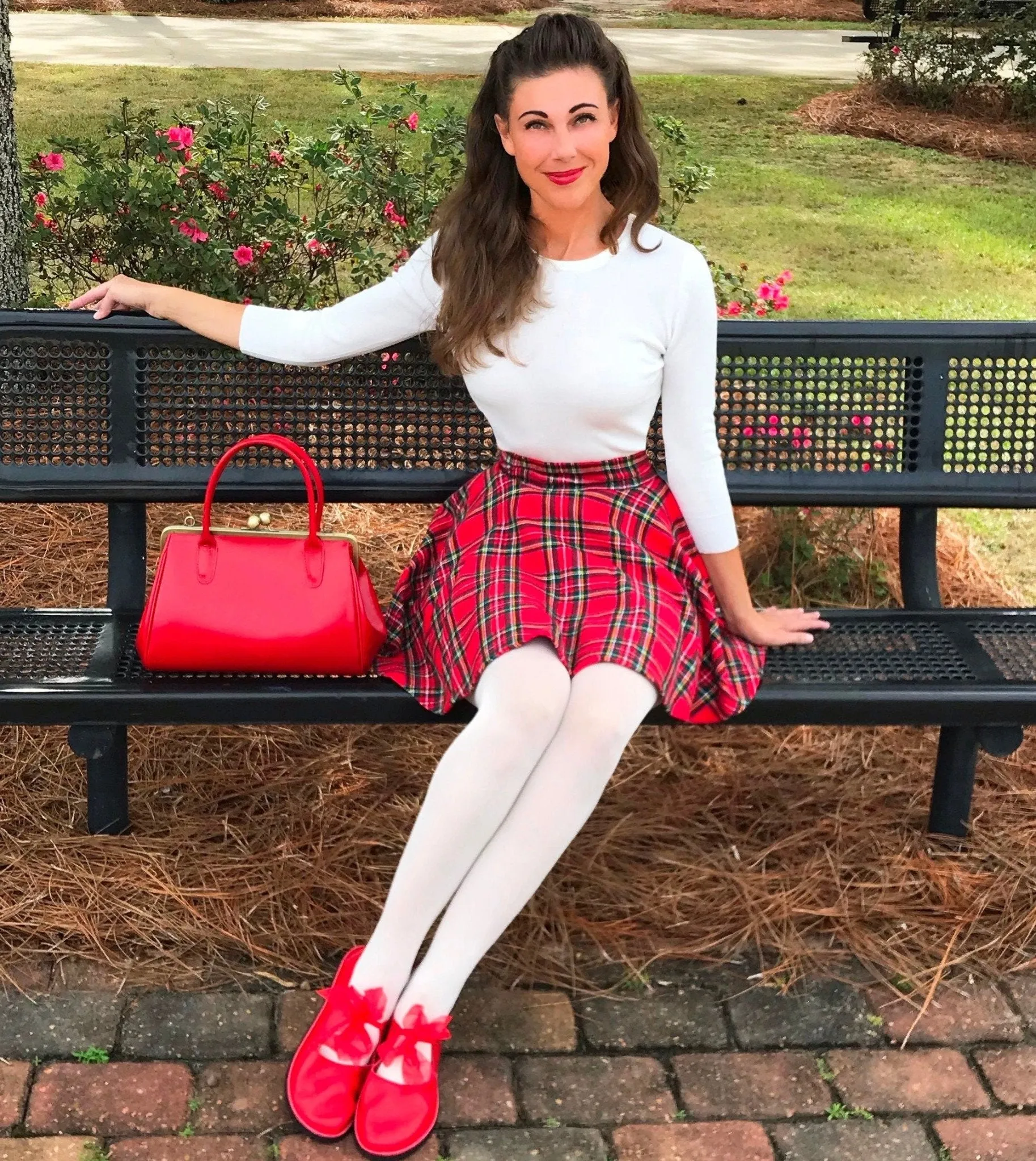 Retro Ledertasche Damen, Retro Bügeltasche "Sophie" in rot, Vintage Ledertasche, Henkeltasche, Schultertasche