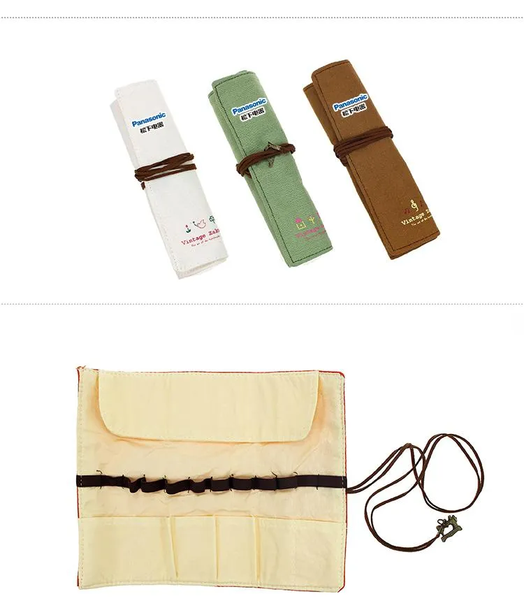 Retro Roll Pencil Case