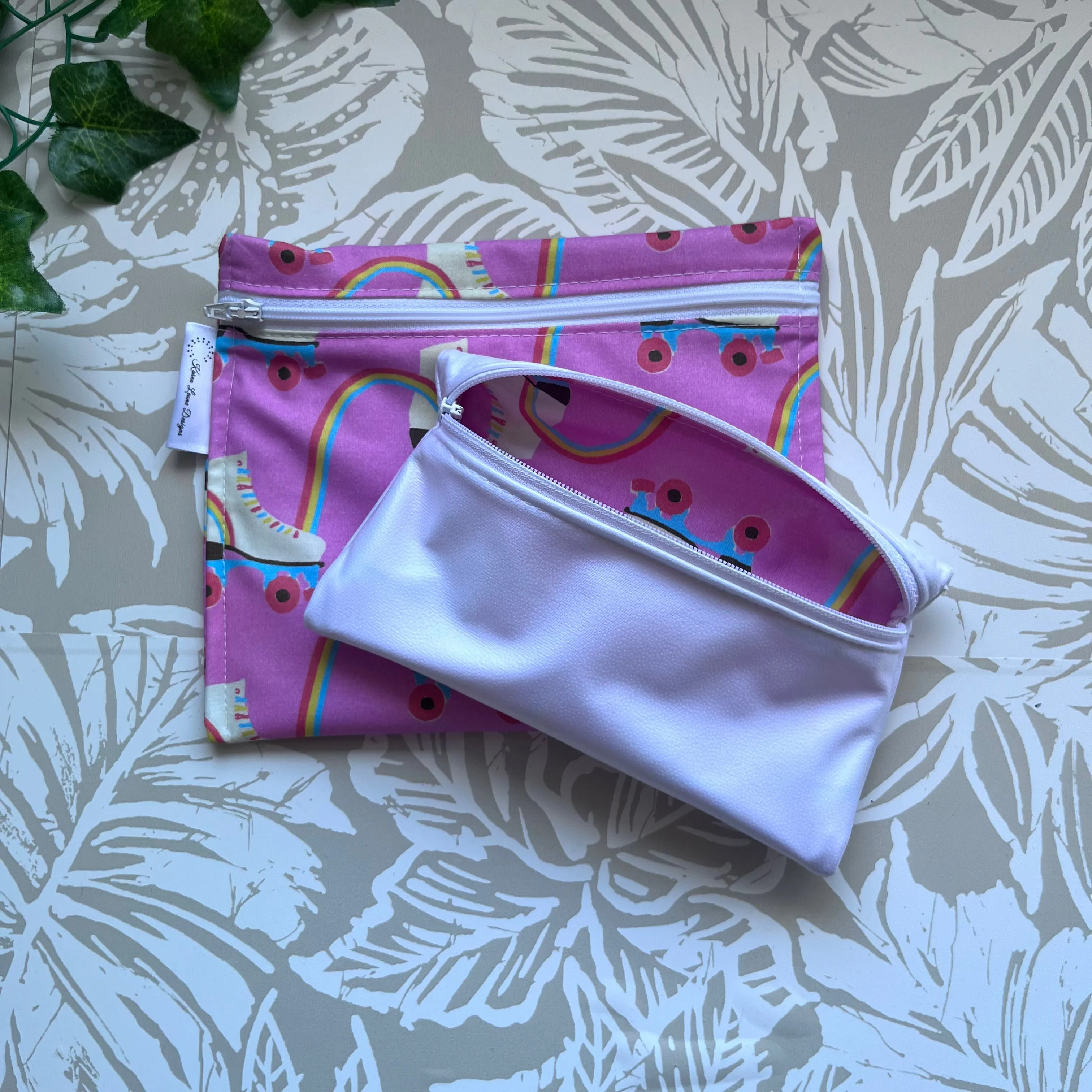 Retro Roller Skate Sandwich & Snack Bags