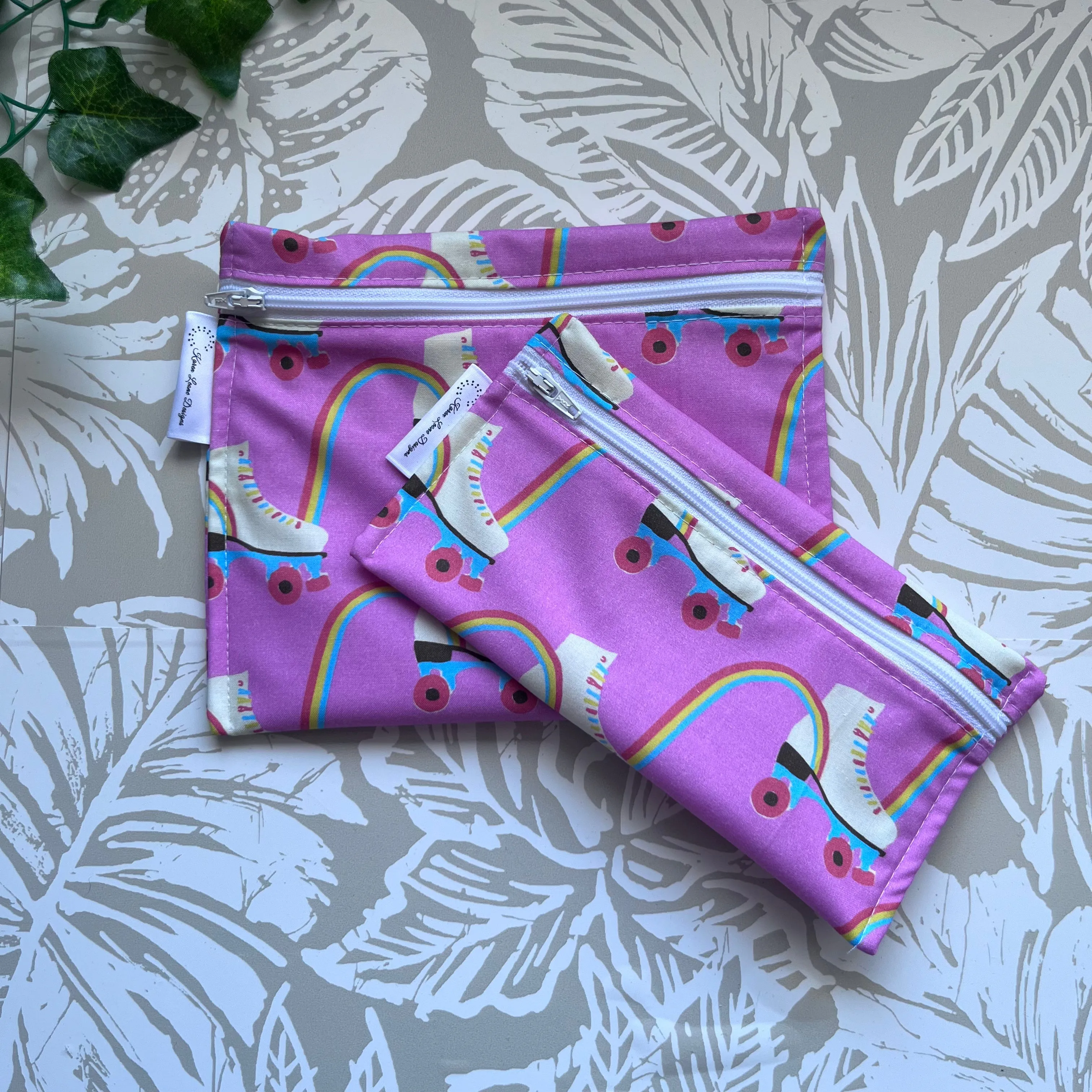 Retro Roller Skate Sandwich & Snack Bags