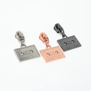 Retro Tape Zipper Pulls Size #5