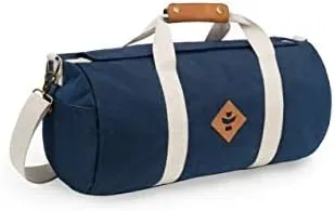 Revelry Overnighter Medium 28 Liter Duffle Bag Smell Proof and Water Resistant Navy Blue …