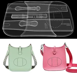 RIVEENY Handbag Shoulder Bag Acrylic Template Leather Pattern Acrylic Leather Pattern Leather Templates for Ladies' Shoulder Bags