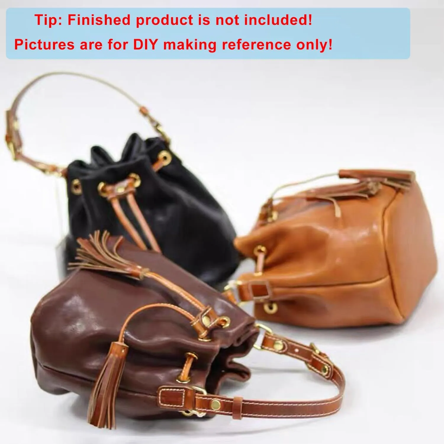 RIVEENY Shoulder Bag Acrylic Template Leather Pattern Acrylic Leather Pattern Leather Templates for Bucket Shoulder Bags
