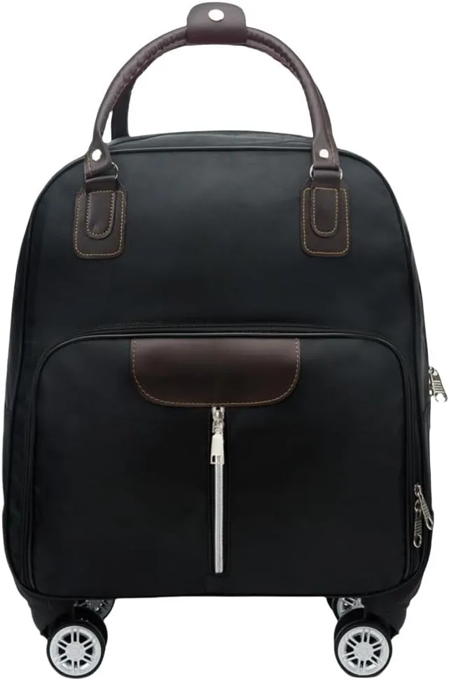 Rolling Duffle Bag with Wheels Rolling Wheeled Trolley Bag Carry On Luggage Travel Suitcase Dufflel Bag Tote Carry On Luggage Travel Duffel Bags Overnight Weekender Bag