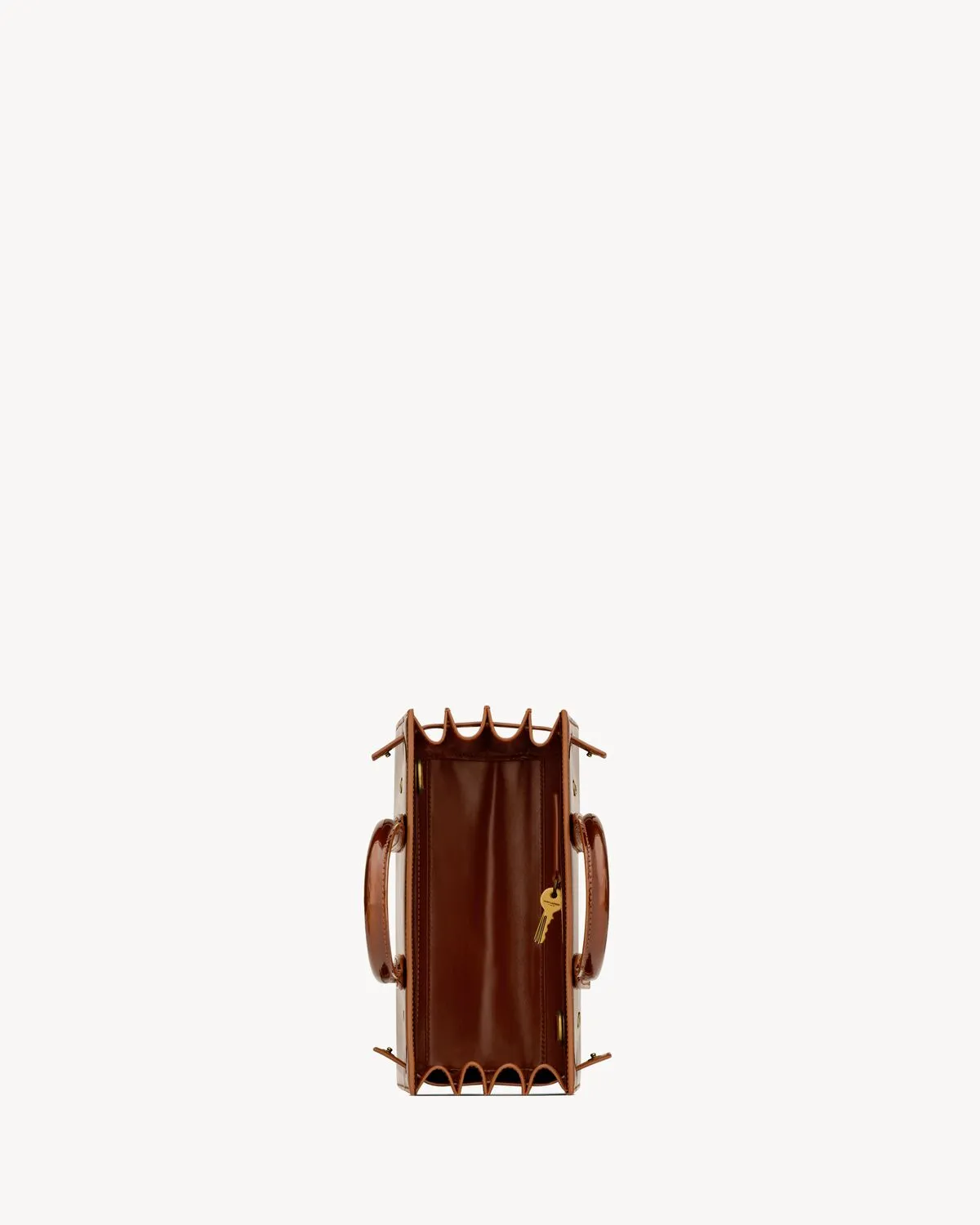 Sac de jour in patent leather - nano