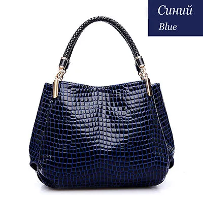 Sac Luxury Famous Women Hand Well-tested Fashion Bags 2018 Leather Bags Recommended Ladies Designer Purse Shoulder Bolsa Bags Brand Crocodile Handbags