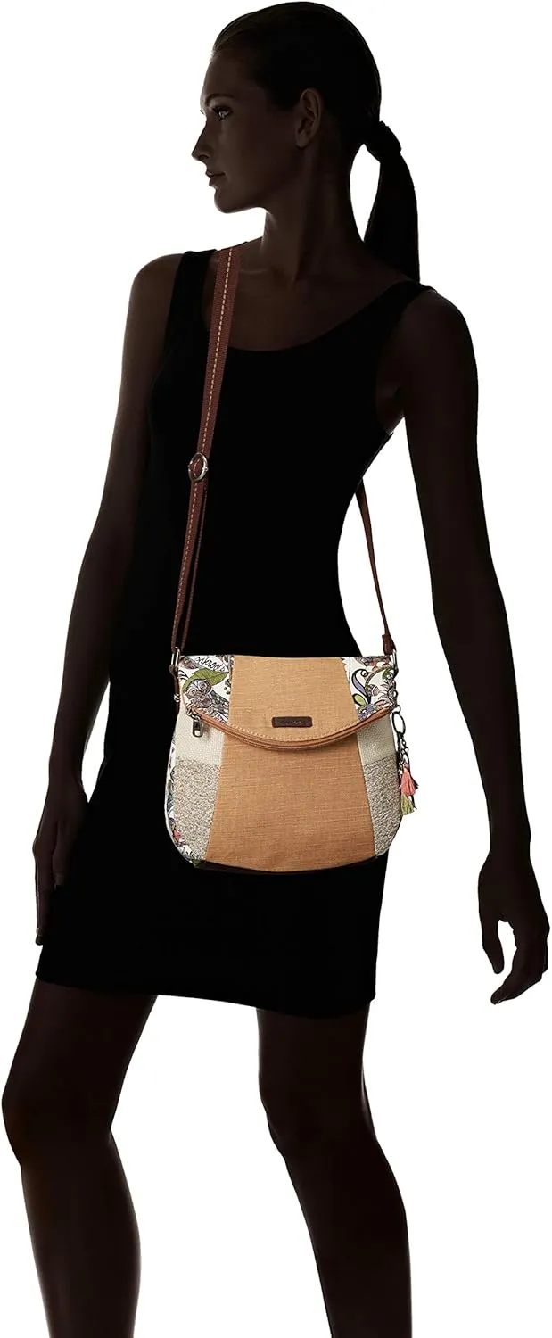 Sakroots Foldover Crossbody Bag in Cotton Canvas