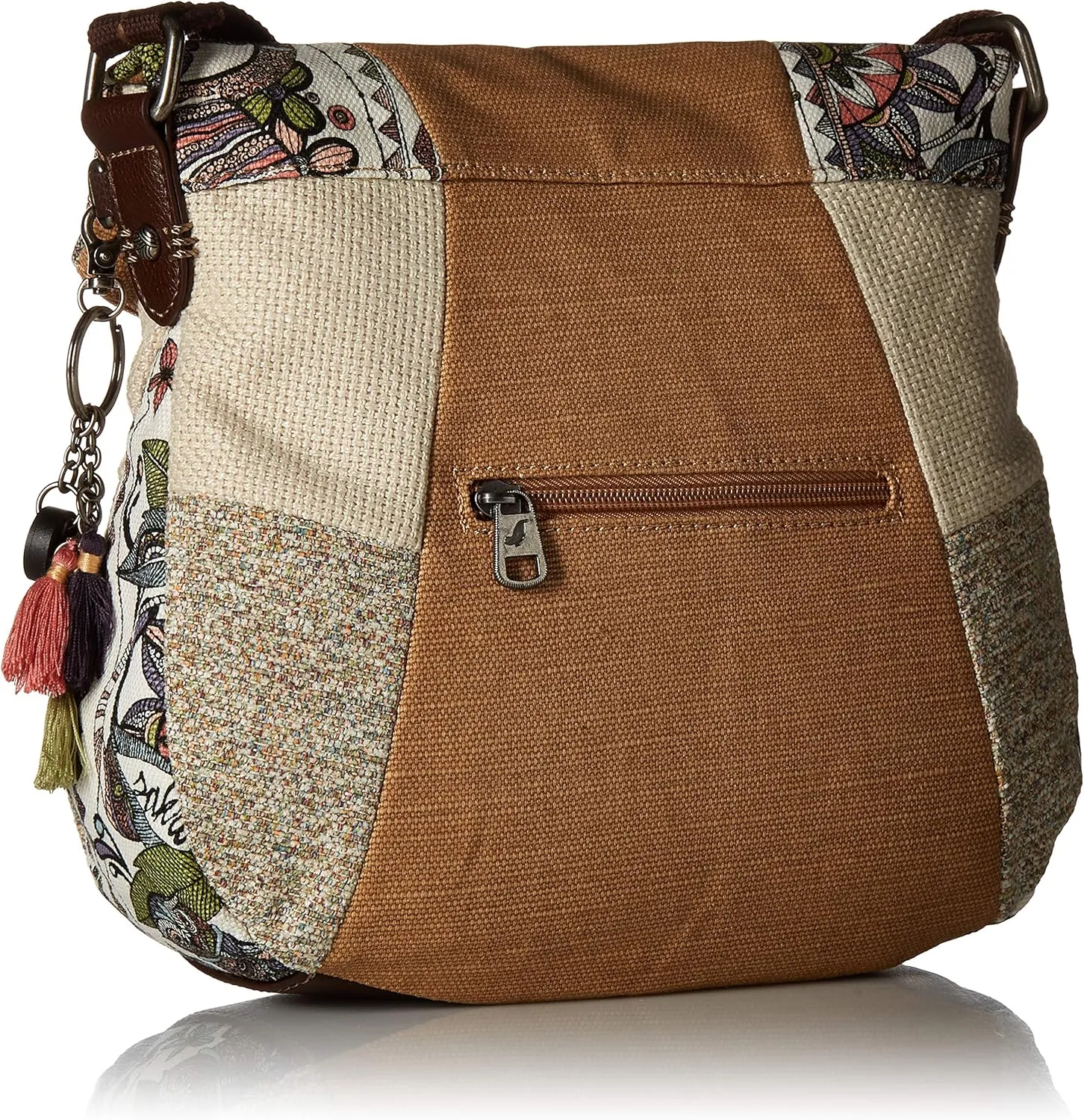 Sakroots Foldover Crossbody Bag in Cotton Canvas
