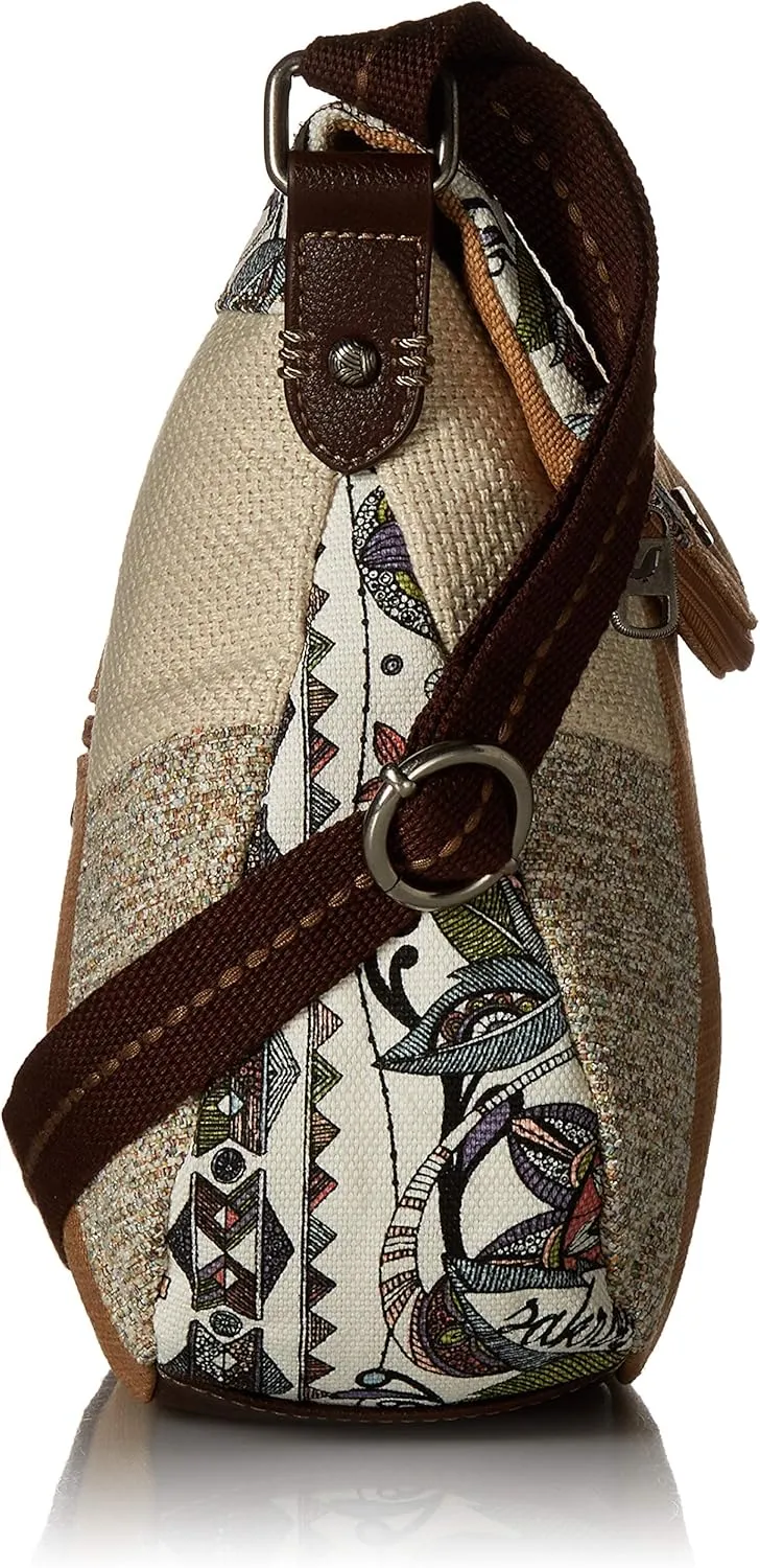 Sakroots Foldover Crossbody Bag in Cotton Canvas