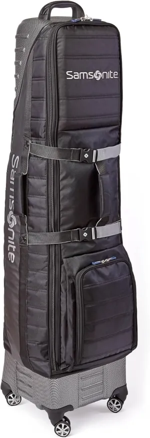 Samsonite "The Protector Hardside and Softside Golf Travel Bag with Shark Wheels, Waterproof Exterior