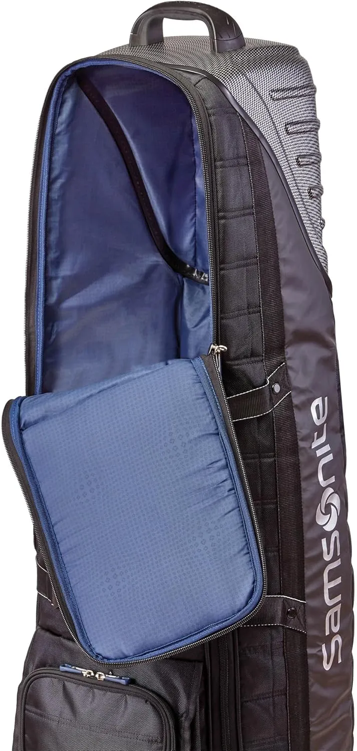 Samsonite "The Protector Hardside and Softside Golf Travel Bag with Shark Wheels, Waterproof Exterior