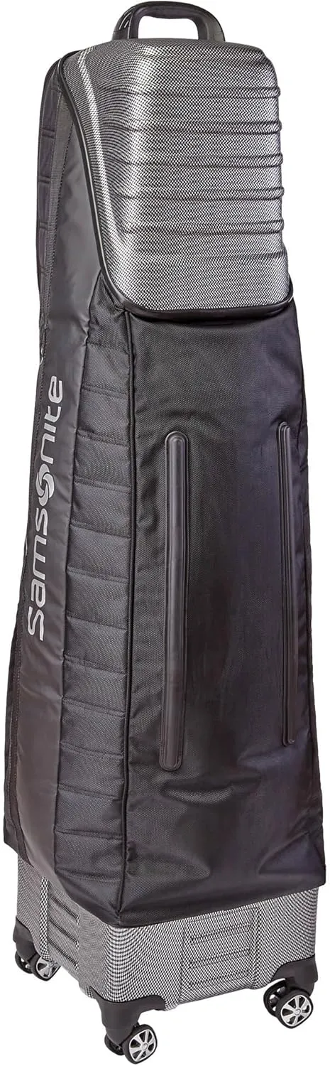 Samsonite "The Protector Hardside and Softside Golf Travel Bag with Shark Wheels, Waterproof Exterior