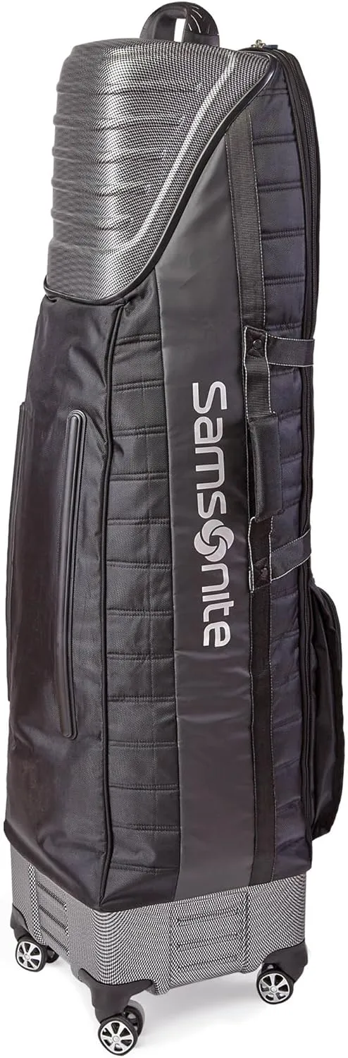 Samsonite "The Protector Hardside and Softside Golf Travel Bag with Shark Wheels, Waterproof Exterior