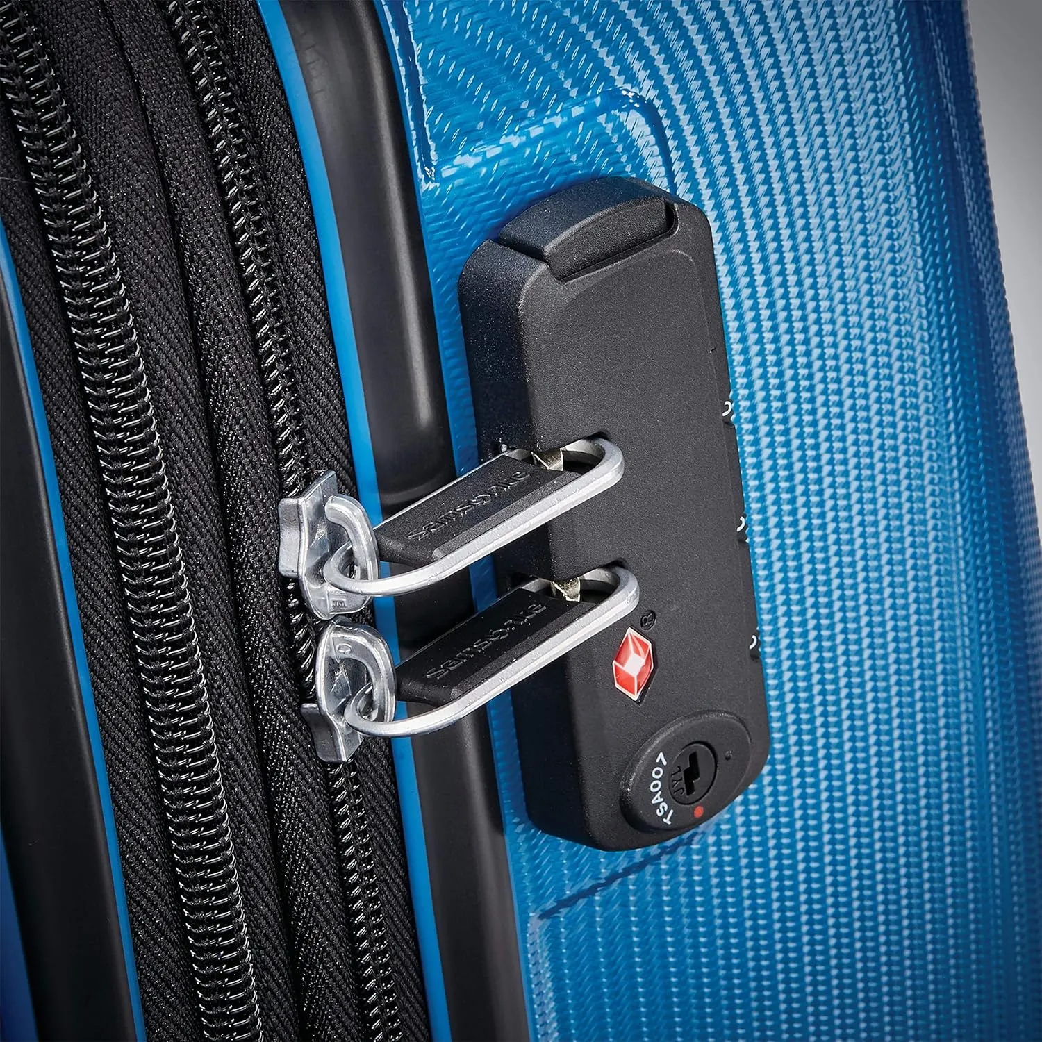 Samsonite Winfield 3 DLX Hardside Expandable Luggage with Spinners, Blue/Navy, 3-Piece Set (20/25/28)