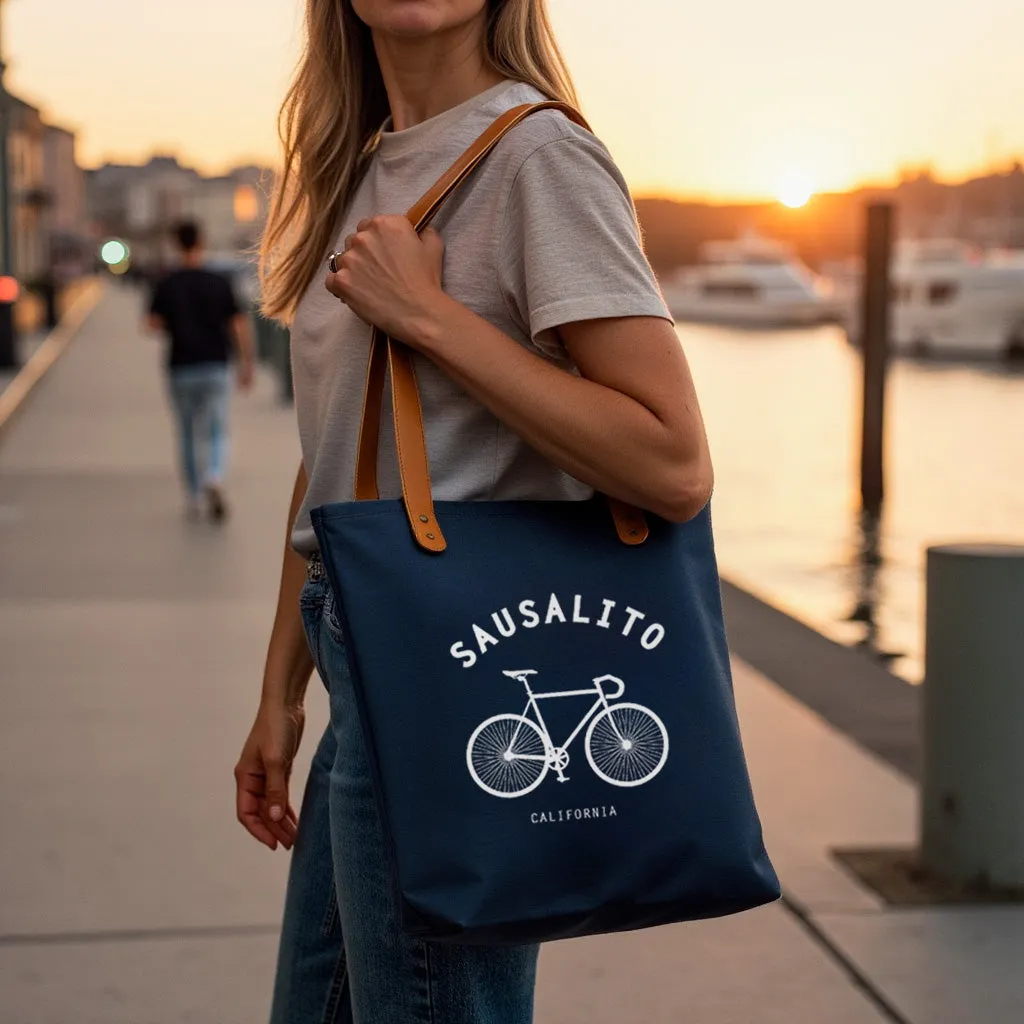 Sausalito Bike Tote Bag