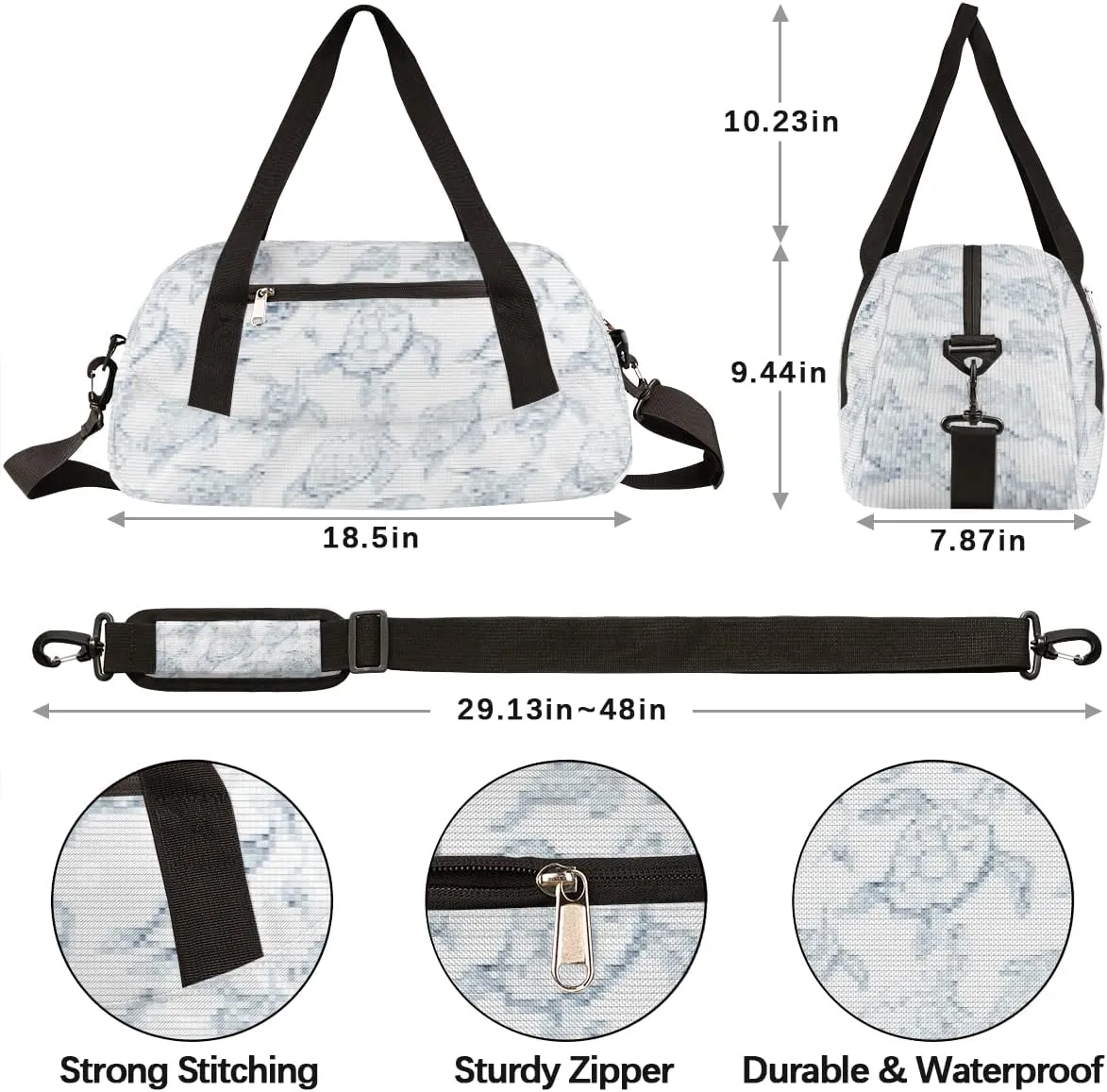 Sea Turtles Animal Pattern Kids Duffel Bag for Girls Boys Teens, Sea Turtle Pixel Wind Dance Bag Overnight Small Duffel Bag Carry On Weekend Sports Gym Travel Bag for School Practice Gymnastics Ballet
