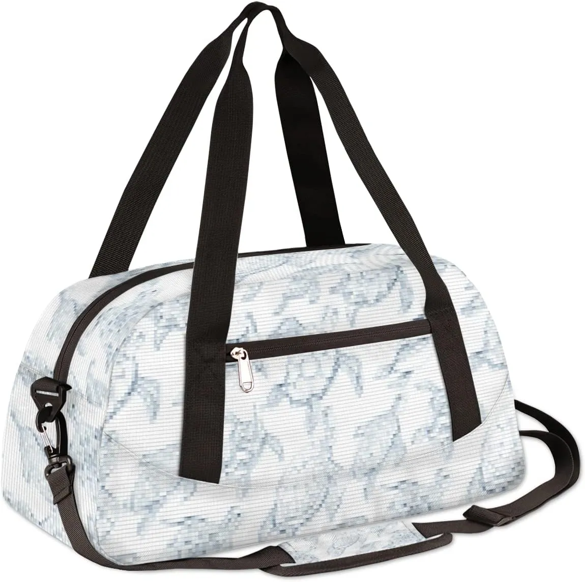 Sea Turtles Animal Pattern Kids Duffel Bag for Girls Boys Teens, Sea Turtle Pixel Wind Dance Bag Overnight Small Duffel Bag Carry On Weekend Sports Gym Travel Bag for School Practice Gymnastics Ballet