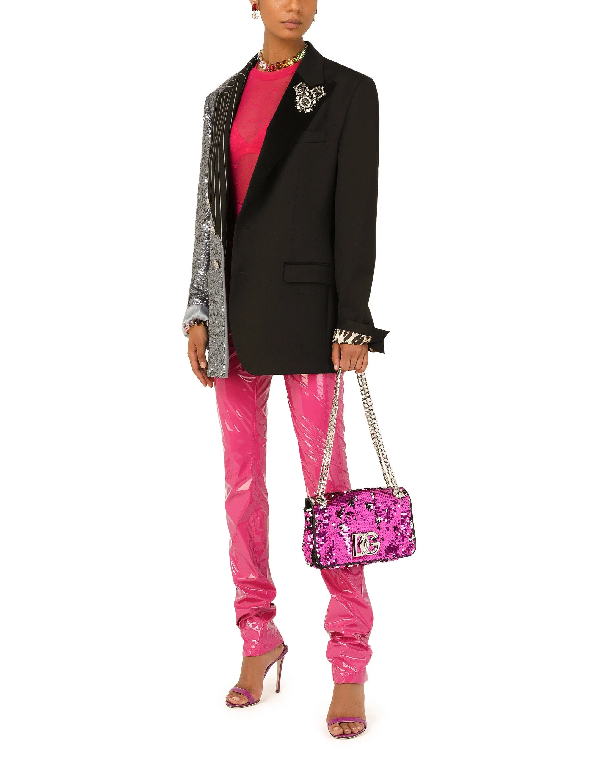 Sequined 3.5 shoulder bag