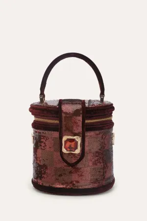Sequined Bucket Bag