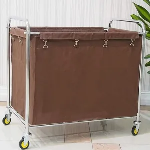 Shelf Movable Trolleys Removable Bags With Laundry Basket Laundry Sorter Rolling Laundry Hamper Wheeled Trolley Cart With Detachable Fabric Bags, 4Ers