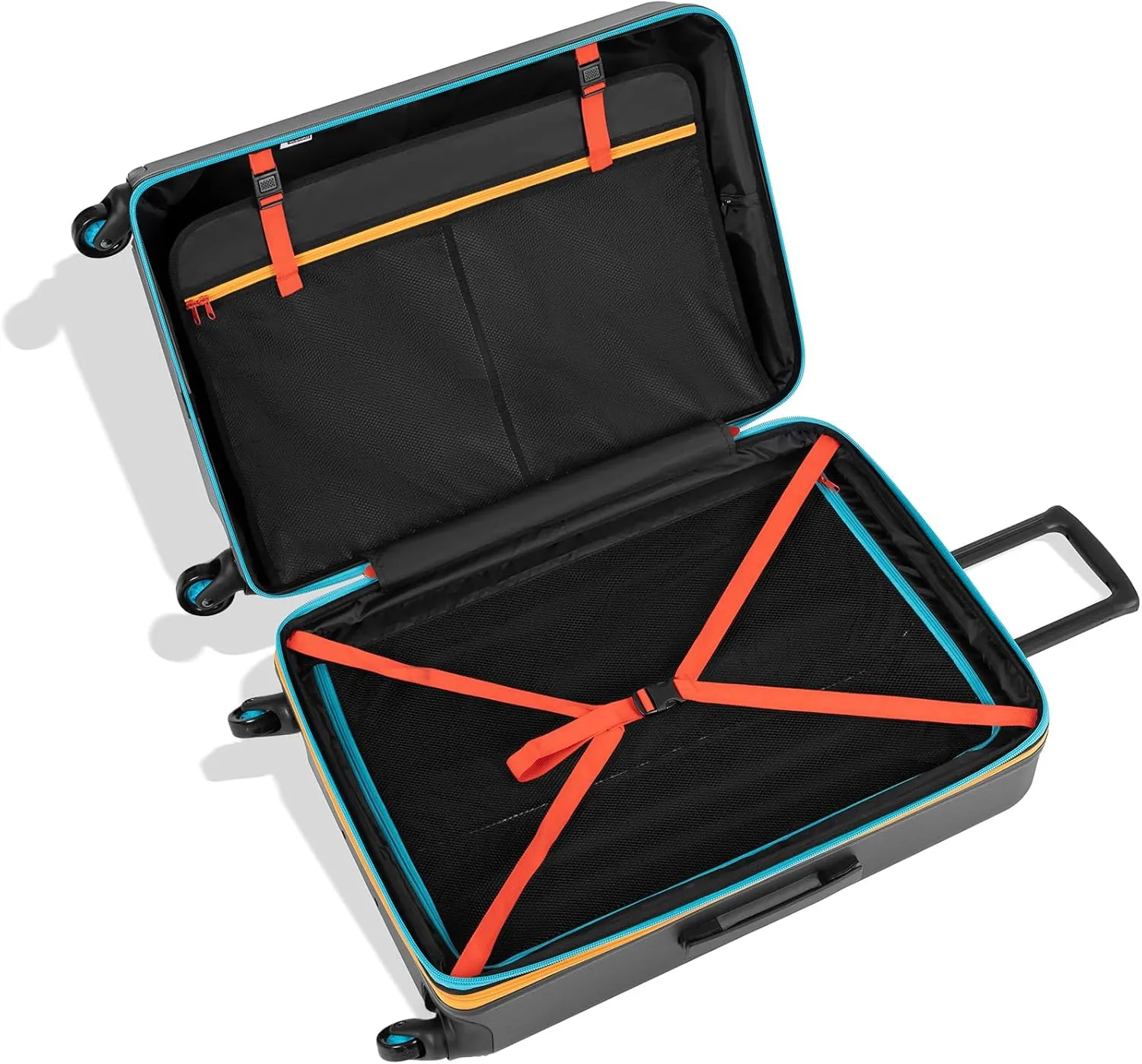 Sherpani Meridian, 22 Inch Carry On Luggage Airline Approved, Rolling Hardside Suitcase 22x14x9, Travel Luggage for Women, Expandable Suitcase, Travel Gift for Mothers Day 2025 (Chromatic)