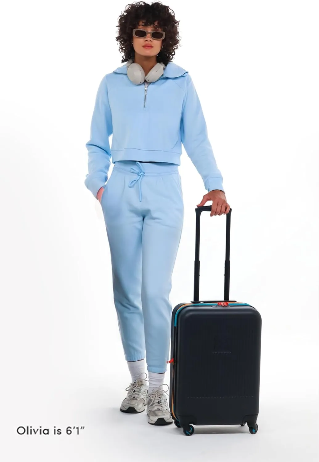 Sherpani Meridian, 22 Inch Carry On Luggage Airline Approved, Rolling Hardside Suitcase 22x14x9, Travel Luggage for Women, Expandable Suitcase, Travel Gift for Mothers Day 2025 (Chromatic)