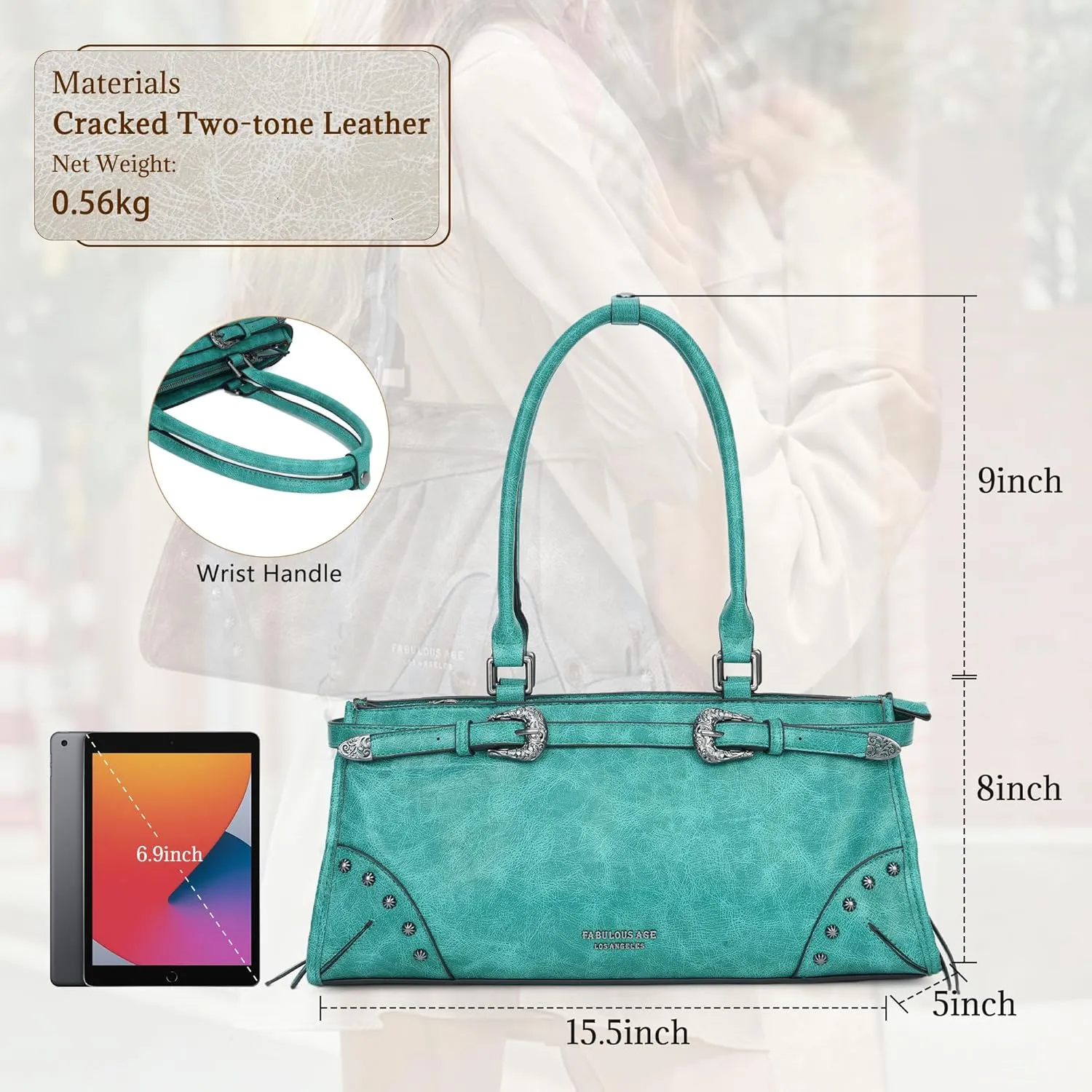 Shoulder Bag for Women Y2K Trendy Purse Top Handle Satchel Handbag Designer Vegan Leather Hobo Bag