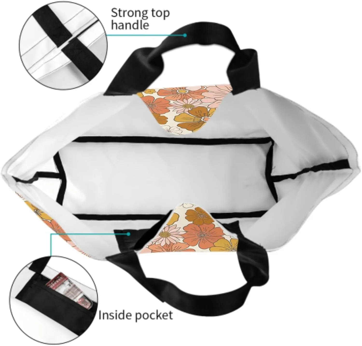 Shoulder Bag Large Reusable Eco-friendly Shopping Bags Portable Storage Handbag
