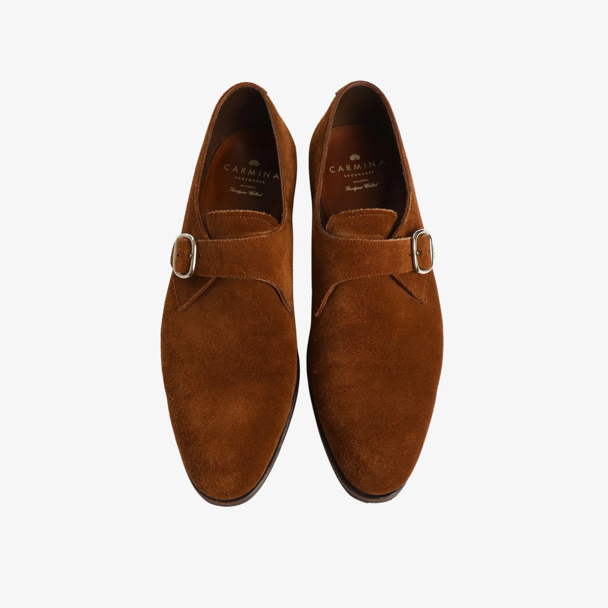 Single Monk Suede Shoes