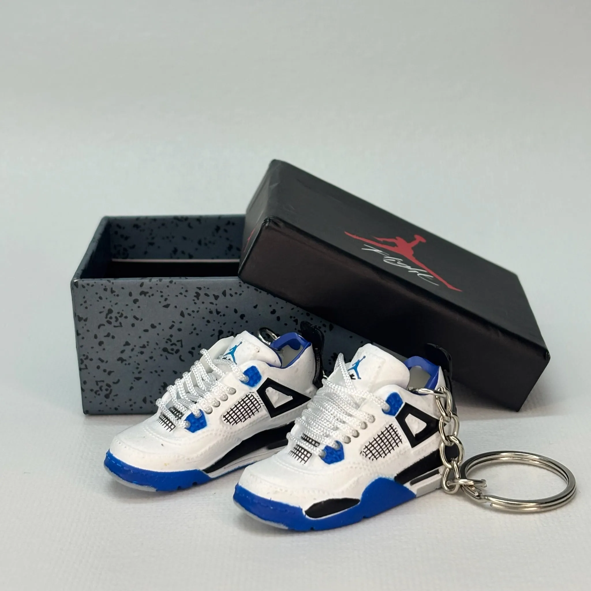 Single Sneaker Keychain - AJ4 Retro Navy (No Box)