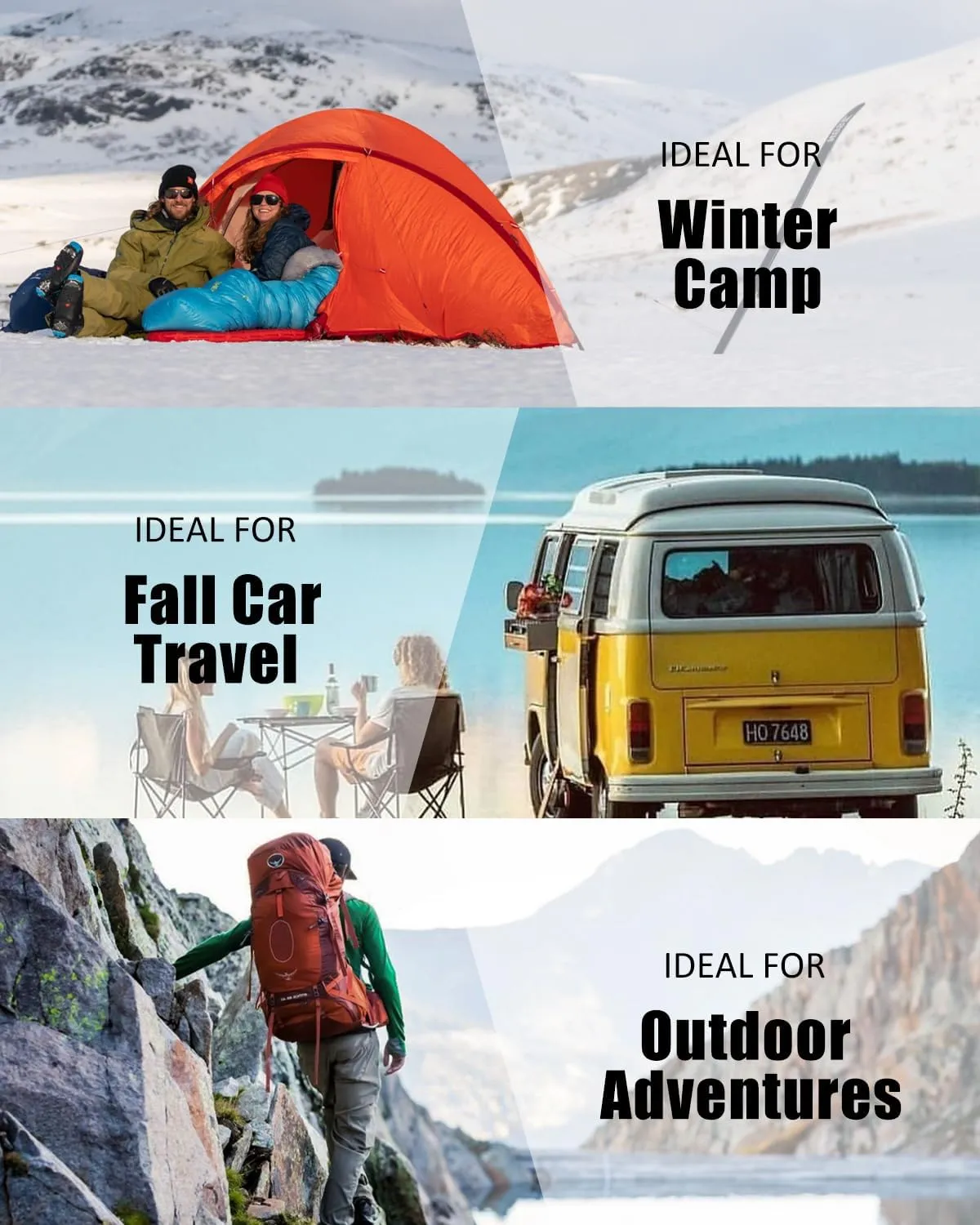 Sleeping Bags for Adults Backpacking Lightweight Waterproof- Cold Weather Sleeping Bag for Girls Boys Mens for Warm Camping Hiking Outdoor Travel Hunting with Compression Bags