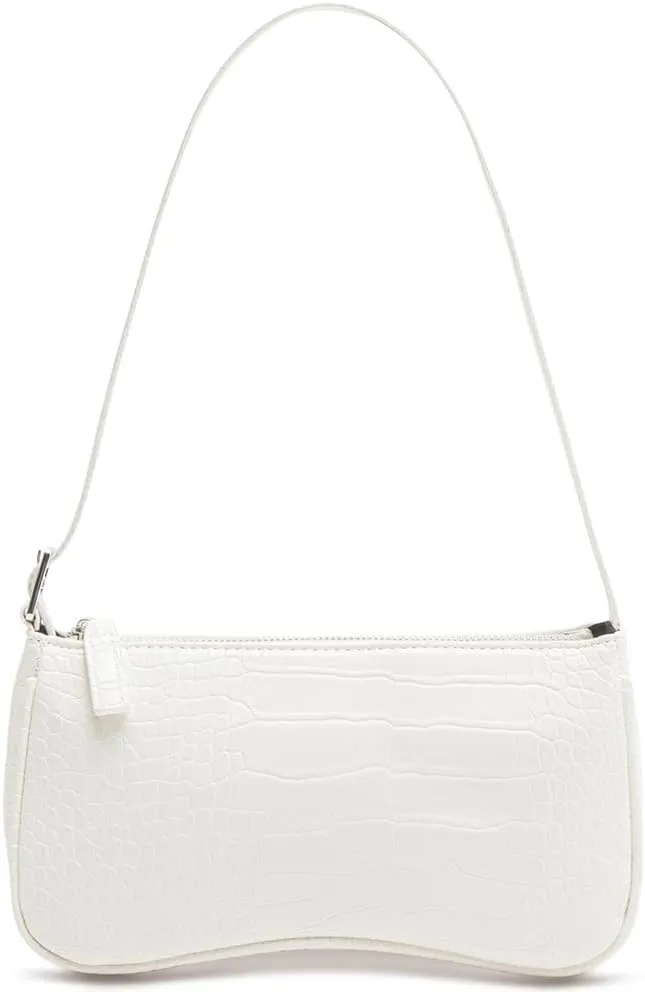 Small Purse for Women, Adjustable Shoulder Bags Crocodile Pattern Clutch Purse with Zipper Closure Retro