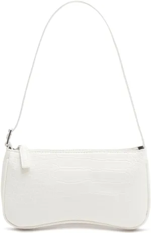 Small Purse for Women, Adjustable Shoulder Bags Crocodile Pattern Clutch Purse with Zipper Closure Retro