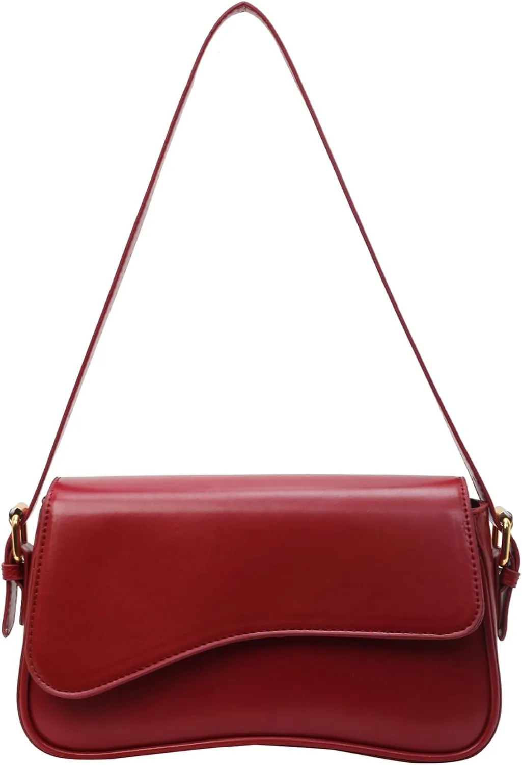 Small Shoulder Bag for Women Clutch Hobo Crossbody Tote Handbag with Zipper Retro Genuine Leather Bags