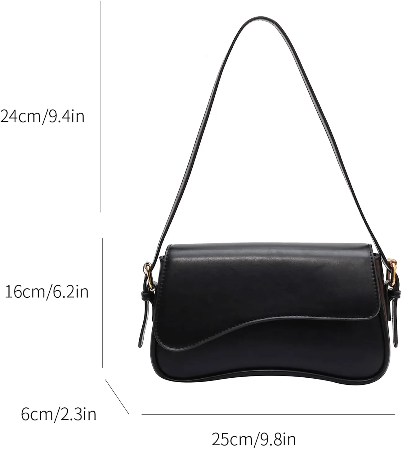 Small Shoulder Bag for Women Clutch Hobo Crossbody Tote Handbag with Zipper Retro Genuine Leather Bags