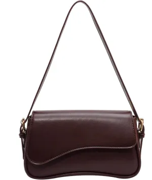 Small Shoulder Bags for Women,Crossbody Purses,Retro Vegan Leather Tote Handbag, Clutch Hobo Purse with Zipper