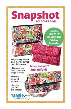 Snapshot- Foldover Bags Pattern