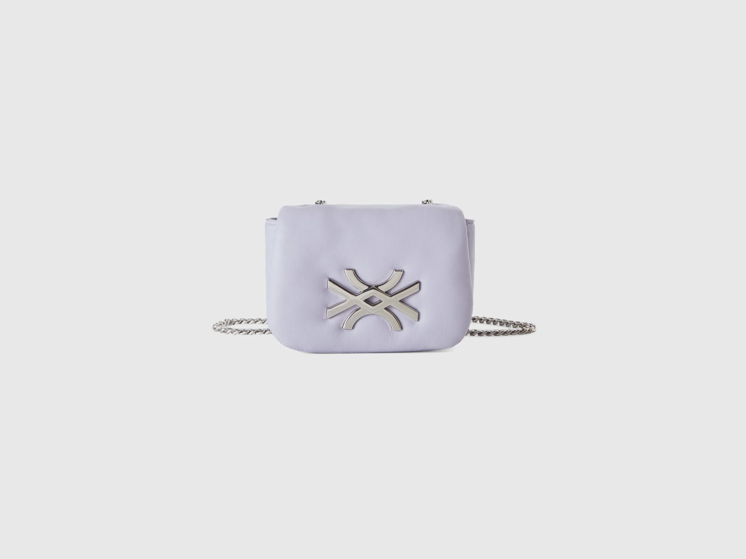 Solid Push Button Sling Bag
