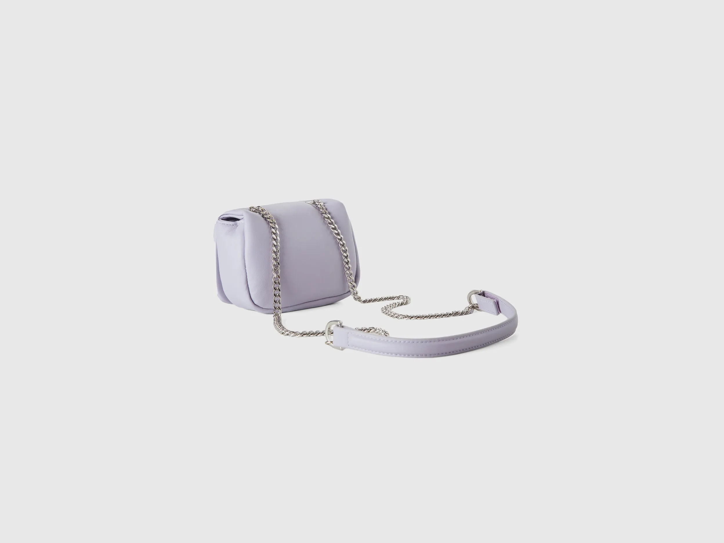 Solid Push Button Sling Bag