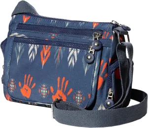 Southwest Crossbody Bag, Navajo Pattern, Roomy Multiple Pockets Bags, Shoulder Satchel Purse, with Adjustable Strap